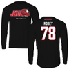 Jacksonville State University Football Black Mascot Long Sleeve - #78 Brock Robey