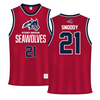 Stony Brook University Red Basketball Jersey - #21 Andre Snoddy