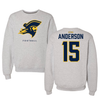 East Tennessee State University Football Gray Crewneck - #15 Ty Anderson