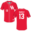 University of Houston Red Baseball Jersey - #13 Justin Murray