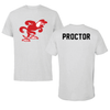 Jacksonville State University TF and XC Light Gray Performance Tee - JR Proctor