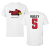 Illinois State University Football White Tee - #5 Jake Rubley