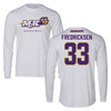 McKendree University Basketball White Long Sleeve - #33 Jakob Fredricksen