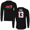 Jacksonville State University Volleyball Black Mascot Long Sleeve - #13 Elizabeth Fox