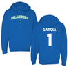 Texas A&M University-Corpus Christi Softball Blue Block Hoodie - #1 Natalie Garcia