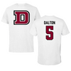 Dean College Soccer White Tee - #5 Andrew Dalton