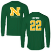 Northern Michigan University Basketball Forest Green Performance Long Sleeve - #22 Cooper LePage