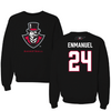 Austin Peay State University Basketball Black Mascot Crewneck - #24 Hansel Enmanuel