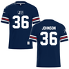 Jackson State University Navy Football Jersey - #36 Ezequiel Johnson