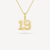 Gold Presidents Pendant and Chain - #19 Gary Correa