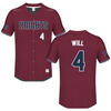 Fairleigh Dickinson University-Metropolitan Campus Maroon Baseball Jersey - #4 Zack Will
