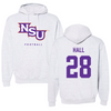 Northwestern State University Football Gray Hoodie - #28 Antonio Hall