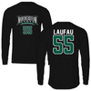 Northeastern State University Football Black Jersey Long Sleeve - #55 Toatasi Laufau