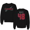 Nicholls State University Football Black Colonels Crewneck - #48 Scott White