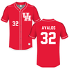 University of Houston Red Baseball Jersey - #32 Anthony Avalos