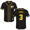 Centre College Black Eagle Baseball Jersey - #3 Aaron Lopez