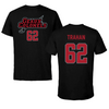 Nicholls State University Football Black Jersey Tee - #62 Seth Trahan