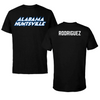 University of Alabama in Huntsville TF and XC Black Performance Tee - Tommy Rodriguez