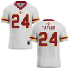 Iowa State University White Football Jersey - #24 Quentin Taylor
