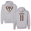 St. Bonaventure University Soccer Gray Hoodie - #11 Ishana Sandhu