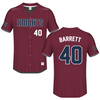 Fairleigh Dickinson University-Metropolitan Campus Maroon Baseball Jersey - #40 Ian Barrett