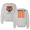 Idaho State University Football Gray Crewneck - #88 Eric Johnson Jr