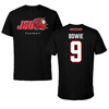 Jacksonville State University Football Black JSU Performance Tee - #9 Jarod Bowie