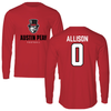 Austin Peay State University Football Red Mascot Long Sleeve - #0 Oshaan Allison