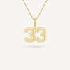 Gold Presidents Pendant and Chain - #33 Victor Earl