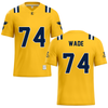 East Tennessee State University Gold Football Jersey - #74 Jay Wade