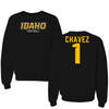 University of Idaho Football Black Block Crewneck - #1 Ricardo Chavez