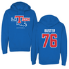 Louisiana Tech University Softball Royal Blue Hoodie - #76 Mattison Buster