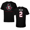 Austin Peay State University Beach Volleyball Black Performance Tee - #2 Montana-Rae Pelak