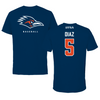 University of Texas at San Antonio Baseball Navy Tee - #5 Diego Diaz