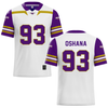 McKendree University White Football Jersey - #93 Arman Oshana