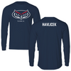 Florida Atlantic University Tennis Navy Performance Long Sleeve - Mark Havlicek