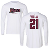 Colorado Mesa University Football White Long Sleeve - #21 Quezon Villa