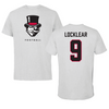Austin Peay State University Football Gray Mascot Tee - #9 Skyler Locklear
