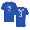 Eastern Illinois University Football Blue State Performance Tee - #3 Pierce Holley