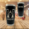 North Carolina State University Swimming & Diving Black Uplifting Athletes Stainless Steel Tumbler - Aiden Hayes