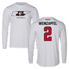 Austin Peay State University Softball White Performance Long Sleeve - #2 Kendyl Weinzapfel