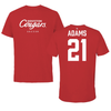 University of Houston Soccer Red Tee - #21 Chloe Adams