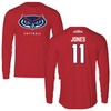 Florida Atlantic University Softball Red Long Sleeve - #11 Zoey Jones