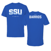 Sonoma State University TF and XC Blue Performance Tee - Itzel Barrios