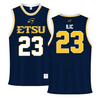 East Tennessee State University Navy Basketball Jersey - #23 Braden Ilic