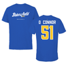 California State University-Bakersfield Baseball Blue Tee - #51 Kellen O'Connor