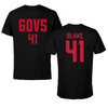 Austin Peay State University Football Black Jersey Tee - #41 BJ Blake