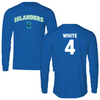 Texas A&M University-Corpus Christi Volleyball Blue Block Performance Long Sleeve - #4 Kayla White