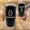 Idaho State University Soccer Black Stainless Steel Tumbler - #11 Madison Culp