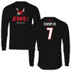 Eastern Washington University Football Black EWU Performance Long Sleeve - #7 Efton Chism III